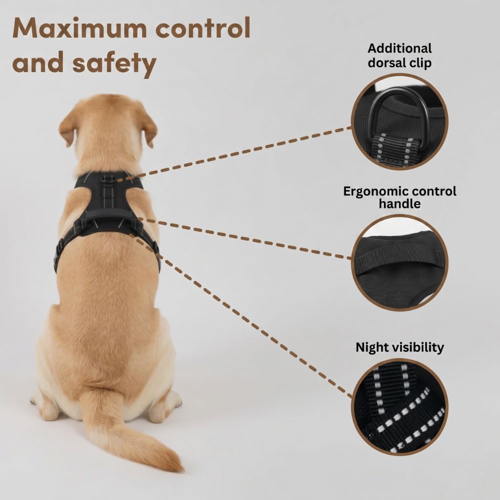 PLATTYPAWS ANTI-PULL HARNESS