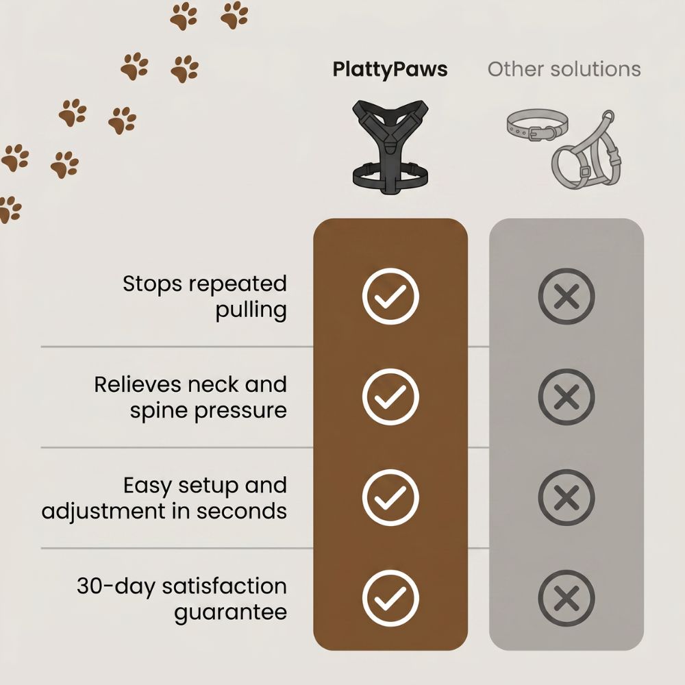 PLATTYPAWS ANTI-PULL HARNESS